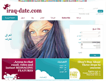 Tablet Screenshot of iraq-date.com